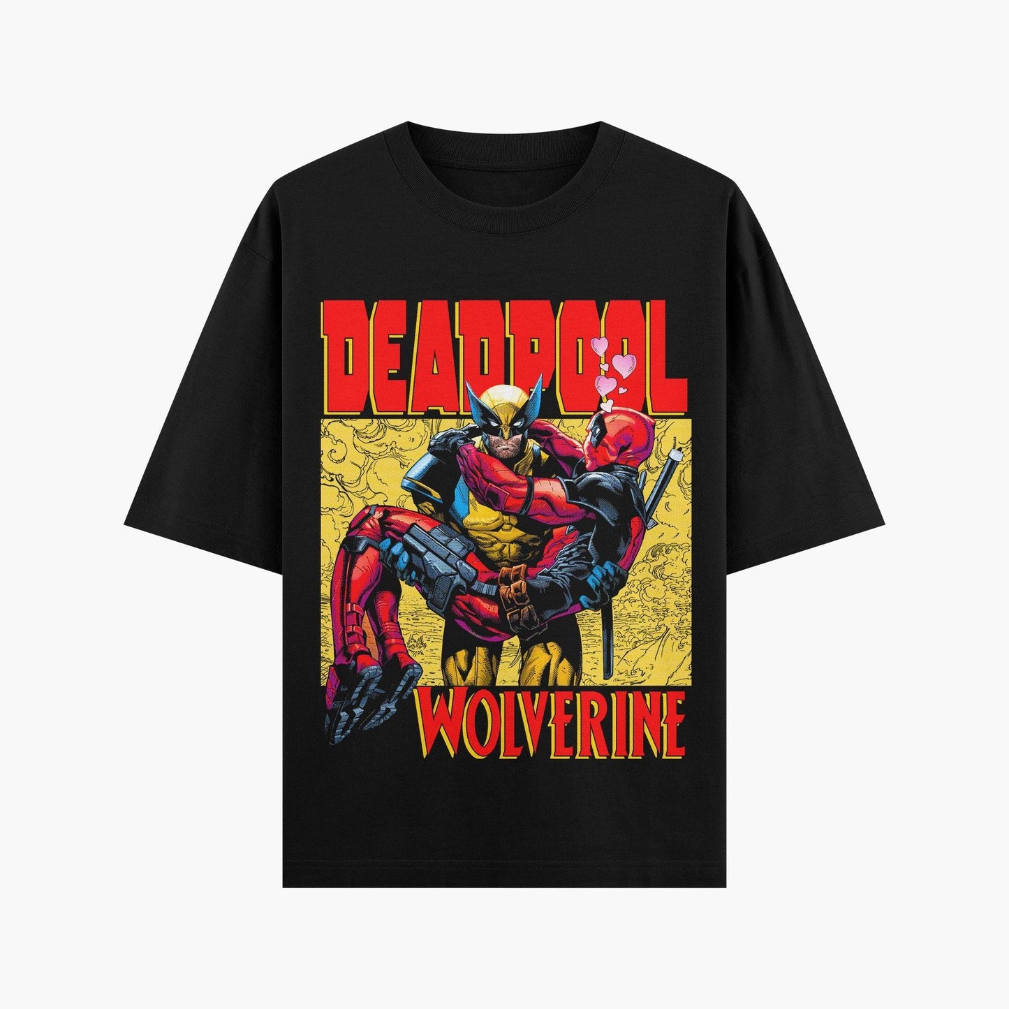 Deadpool and Wolverine: Besties Forever Oversize T - shirt - ThreadGods