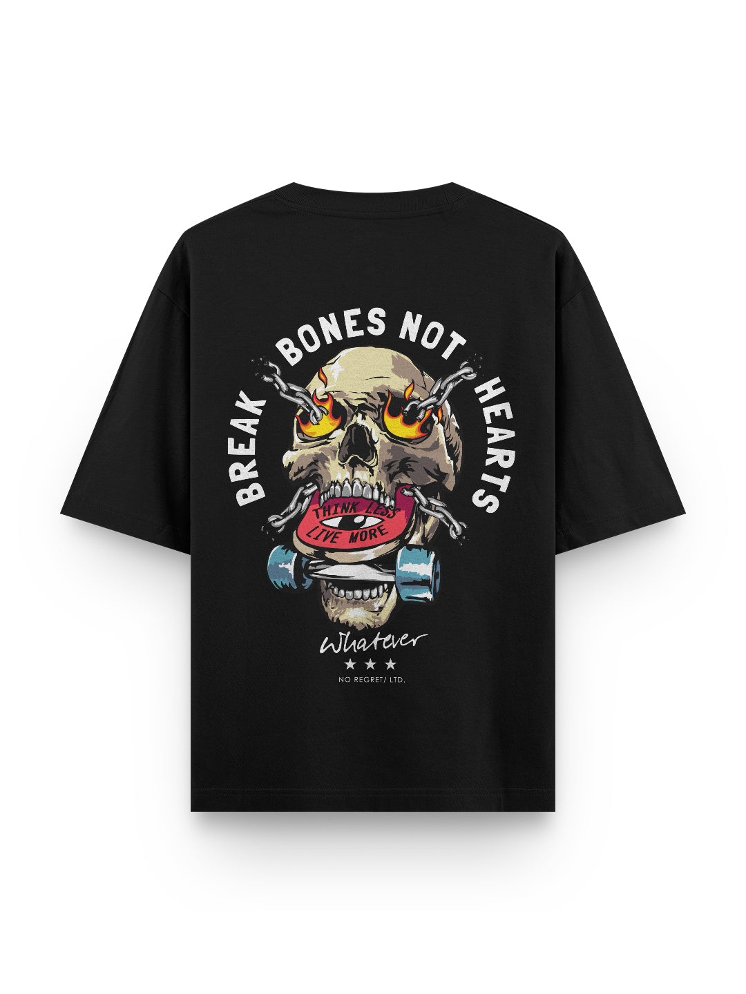Break Bones Not Hearts Oversize T-shirt