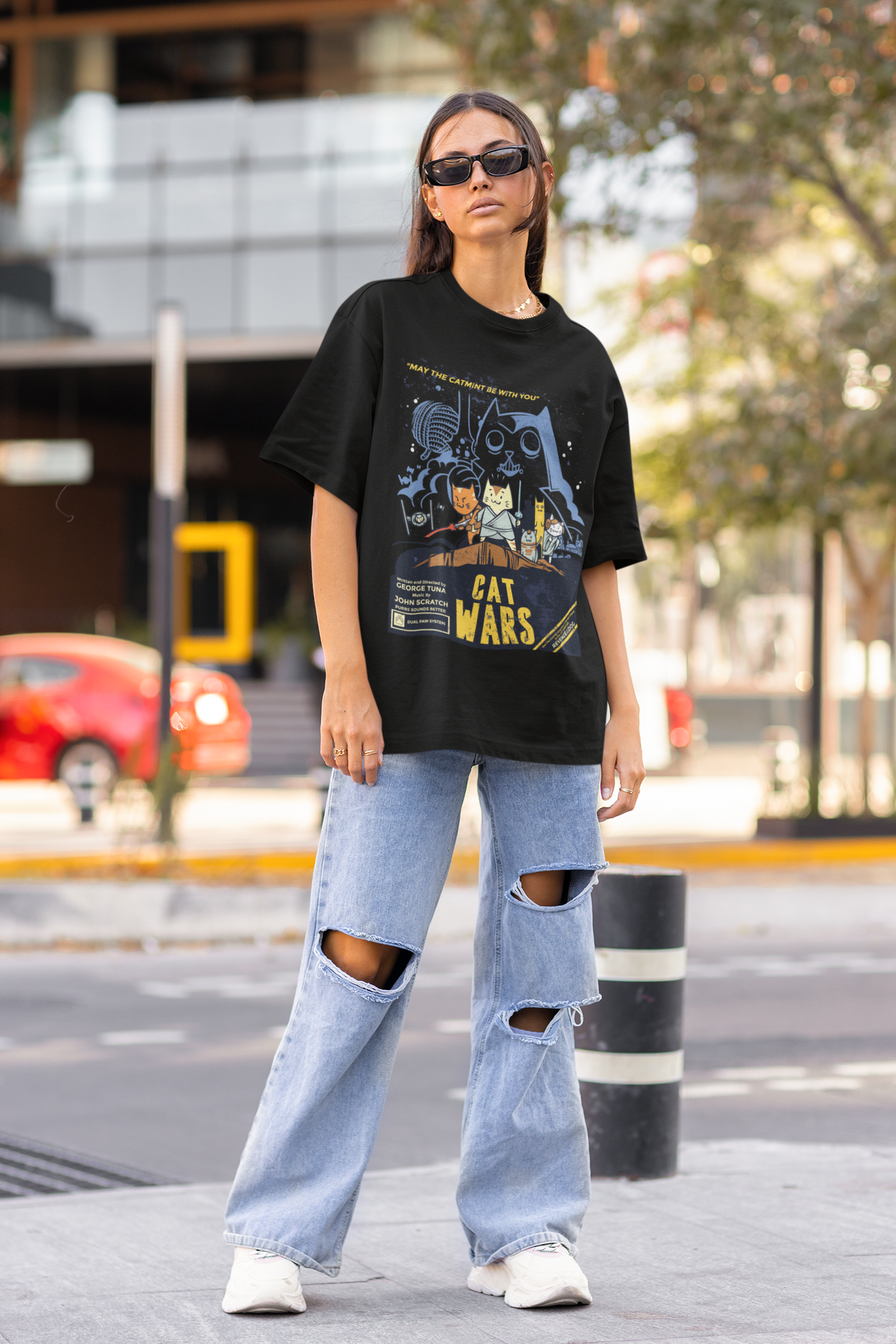 Black Oversized T-Shirt for Men and Women India