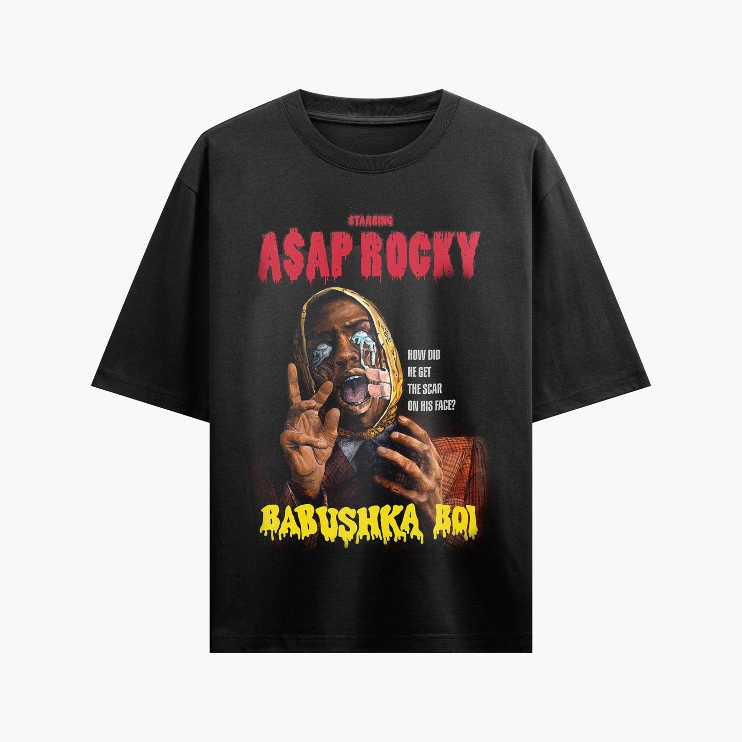 Asap Rocky Babushka Boi Oversize T - shirt - ThreadGods