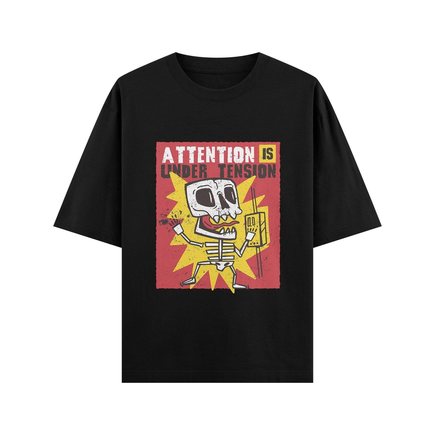 Attention Oversize T - shirt - ThreadGods