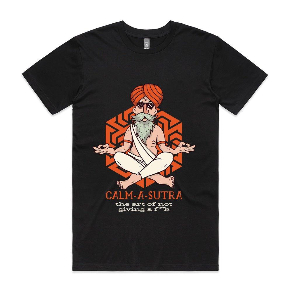Calm - a - sutra T - shirt - ThreadGods