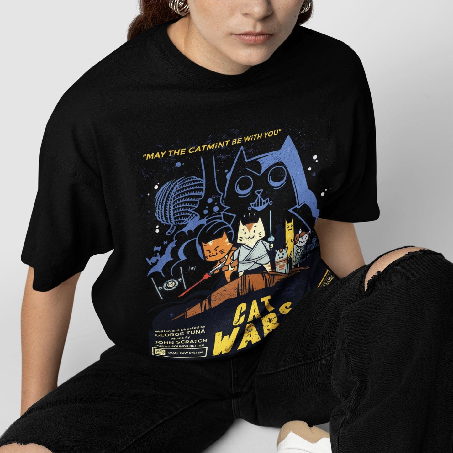 Cat wars T - shirt - ThreadGods