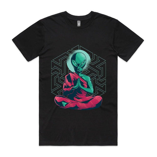 Galactic Meditation T - shirt - ThreadGods
