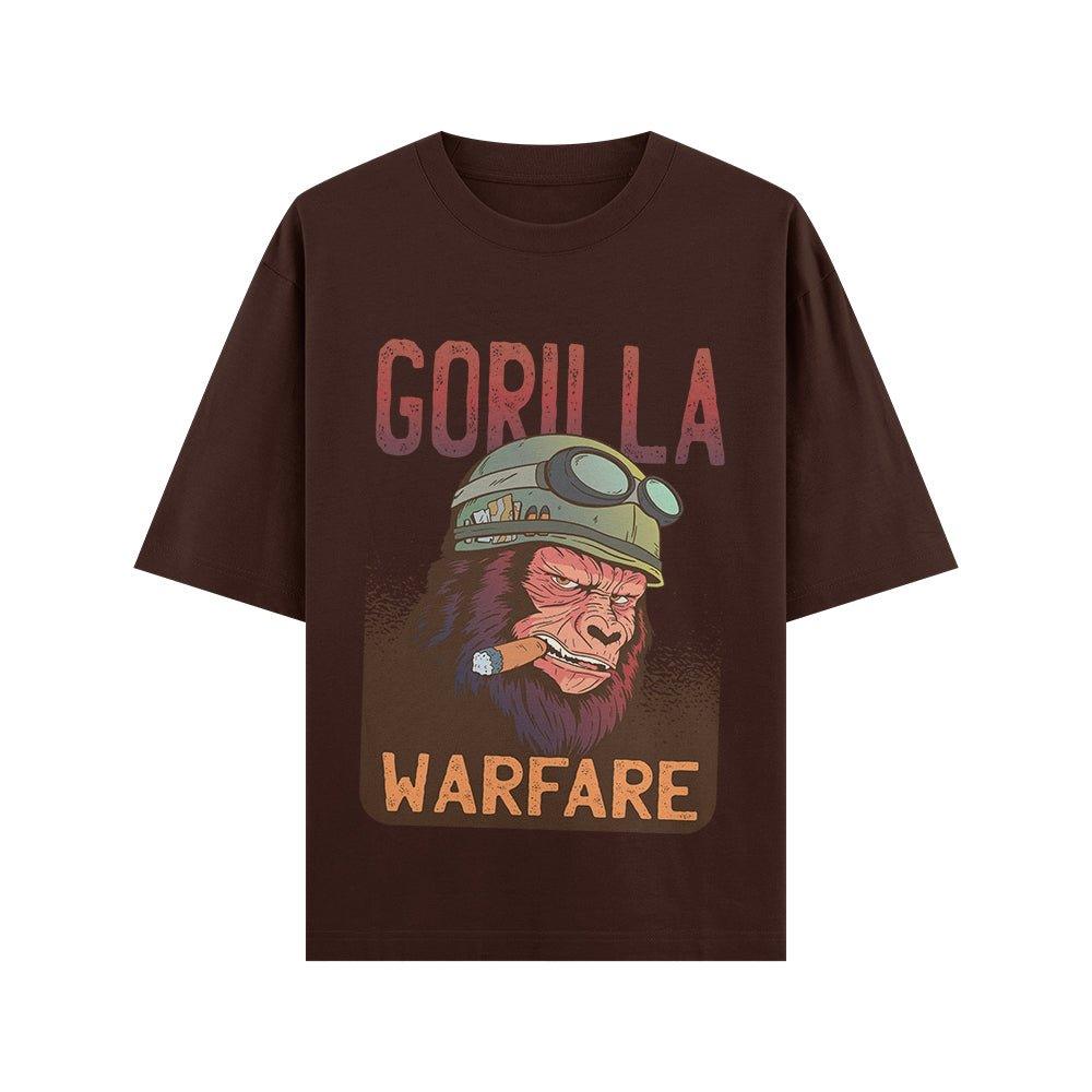 Gorilla Warfare Oversize T - shirt - ThreadGods